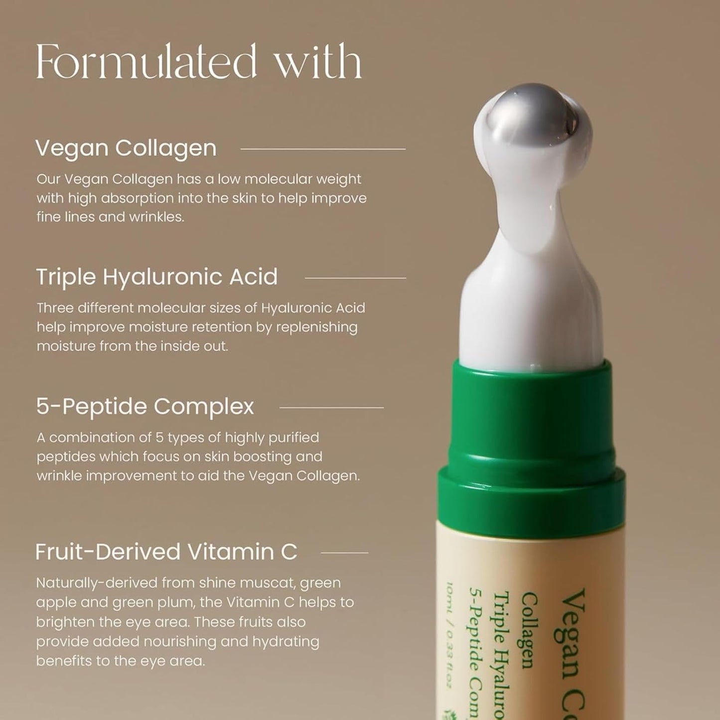 AXIS-Y Vegan Collagen Eye Serum 10ml | سيروم العين النباتي بالكولاجين من AXIS-Y - 10مل