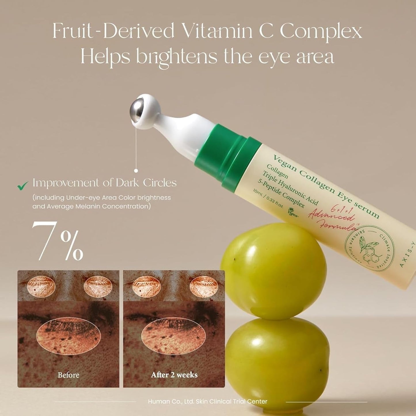 AXIS-Y Vegan Collagen Eye Serum 10ml | سيروم العين النباتي بالكولاجين من AXIS-Y - 10مل